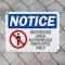 Signmission Restricted Area Authorized Employees Only OSHA Notice Sign, Plastic, 10in W x 7in L, 2PK OS-2PACK-NS-P-710-L-16477 - alternate 2